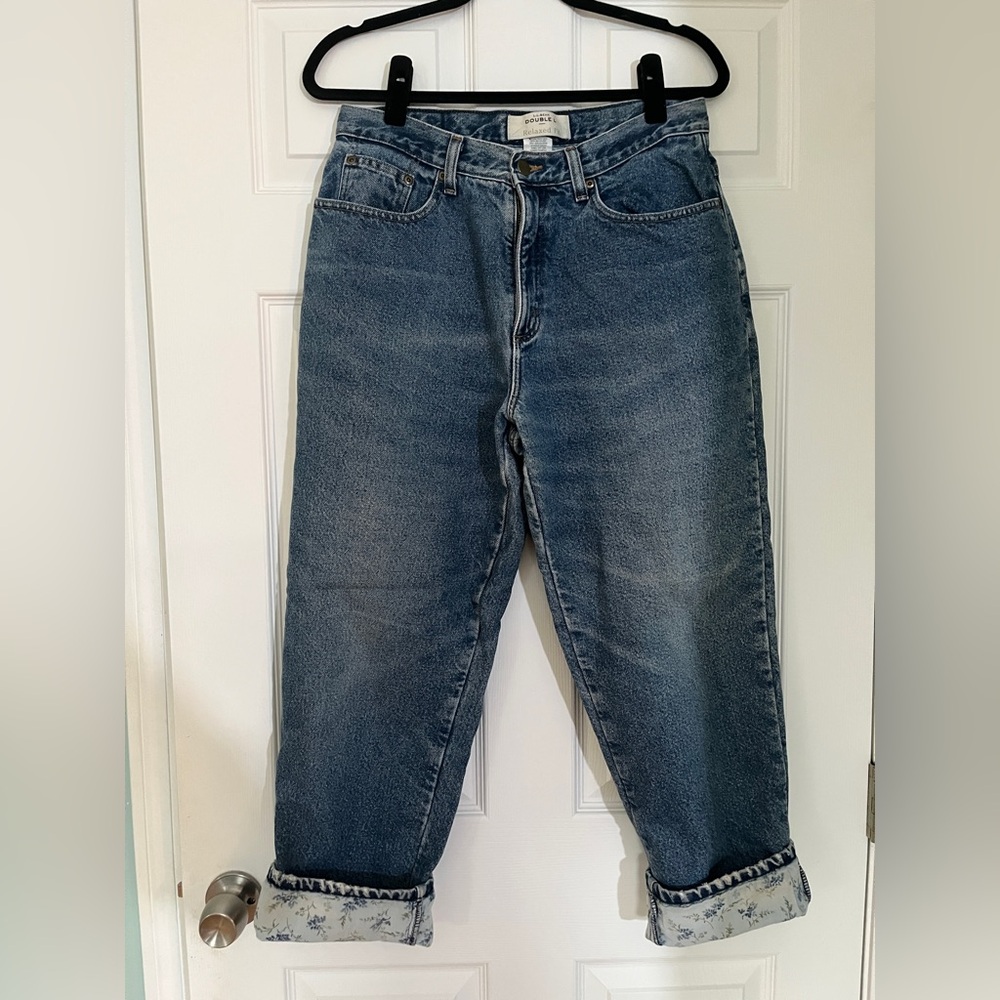 L.L. Bean double L flannel lined jeans 12 p